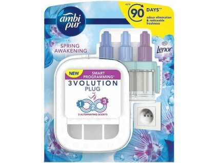 Ambi Pur Osviežovač-Spring aweking 3VOLUTION strojček + náplň/3x20ml