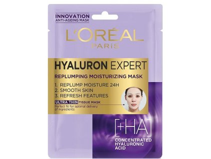L’ORÉAL Hyaluron hydratačná  textilná maska 30g