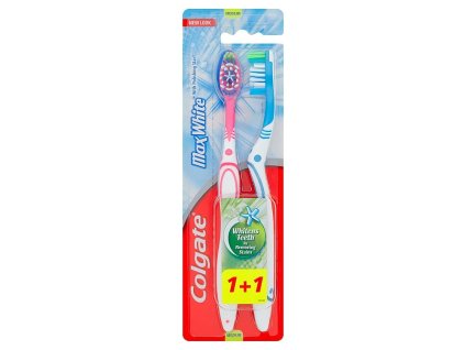 Colgate  Soft zubná kefka Max white 2 ks