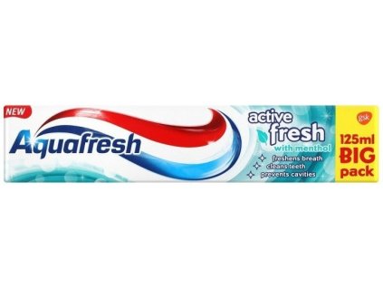 Aquafresh Active Fresh  menthol zubná pasta 125ml