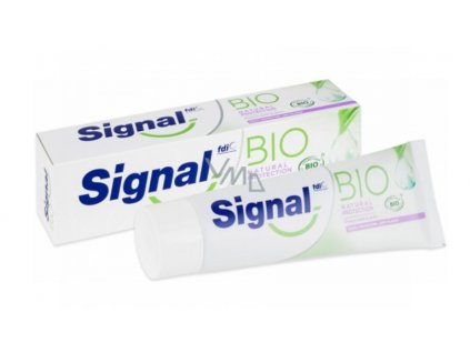 Signal Bio Natural protection Whitening bieliaca zubná pasta 75 ml