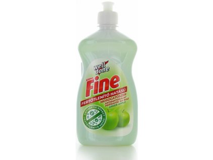 Well Done Fine prípravok na umývanie riadu antibacteriálny jablko 500ml