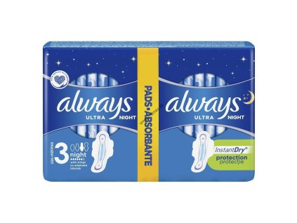 Always  Ultra Day Night hygienické vložky 12ks