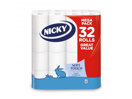 Nicky Soft & Touch toaletný papier 2vrst. 32ks