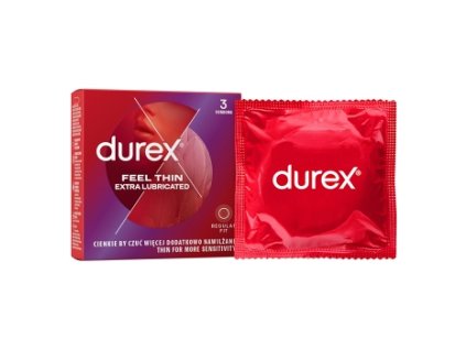 Durex Feel Thin  kondómy 3ks