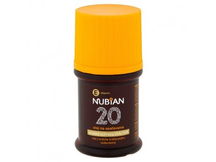 Nubian olej na opaľovanie 60ml OF20
