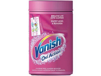 Vanish Oxi Action Pink prášok na škvrny 470g