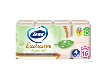 Zewa Deluxe Natural Soft toaletný papier  4 vrst.16ks