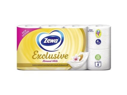 Zewa Deluxe Almond milk toaletný papier 4 vrst. 8ks