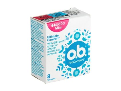 O.B. Ultimate Comfort Mini tampon 8 ks
