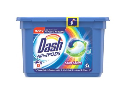 Dash 3in1 Pods  Salva Colore  gélové kapsule 18ks