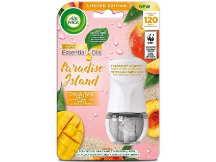 Air Wick Paradise Island Mango peach elektrický osviežovač + náplň 19ml