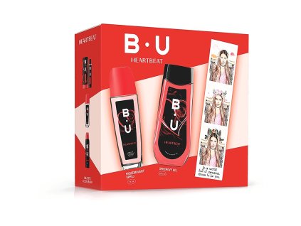 B.U Heartbeat Darčekový set EDT 75ml + Sprchový gél 250ml