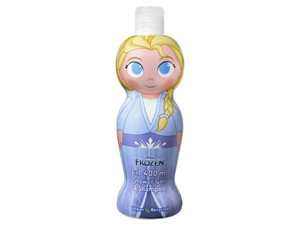 Frozen Elza sprchový gél a šampón na vlasy pre deti 400 ml
