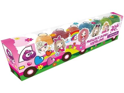Party truck dievčatá  Sada bômb do kúpeľa  7ks