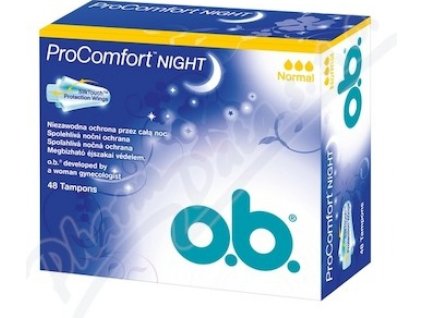 O.B ProComfort Night Normal tampon 48 ks
