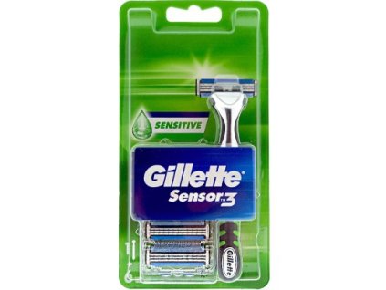 Gillette Sensor3 Sensitive strojček + 6 čepieľok