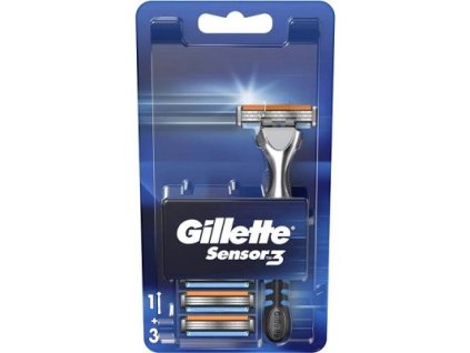 Gillette Sensor3 strojček + 4 čepieľky