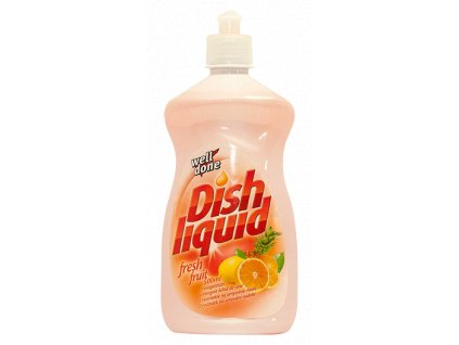 Well Done prípravok na umývanie riadu antibacteriální   -pomaranč 500ml