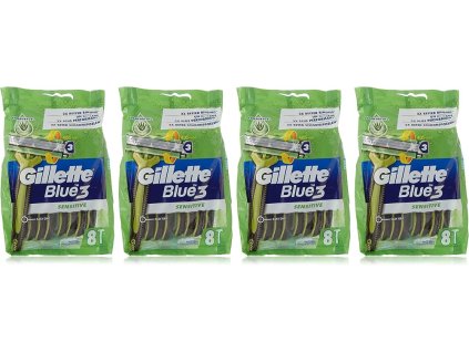 gillette blue3 sensitive8