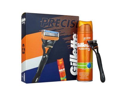 gil7154 gillette precise fusion razor shave gel 200ml set