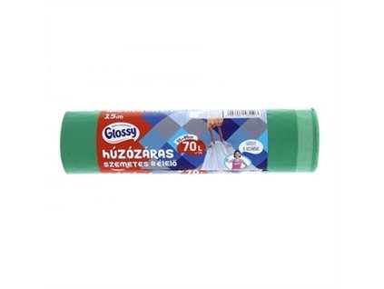 GLOSSY HUZOZARAS szemeteszsak 70 l i13621