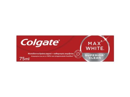 colgate max white superior clean