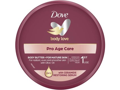 dove body love pro age care body butter with ceramide restoring serum for mature skin 250ml p32801 92521 image