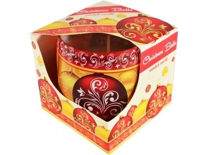 69119 scented candles christmas ball vonna sviecka cervena 80g