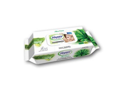 happy aloe vera 72ks vlhč.