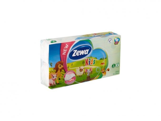 Zewa Kids Toaletný papier 3-vrstvový 8 ks