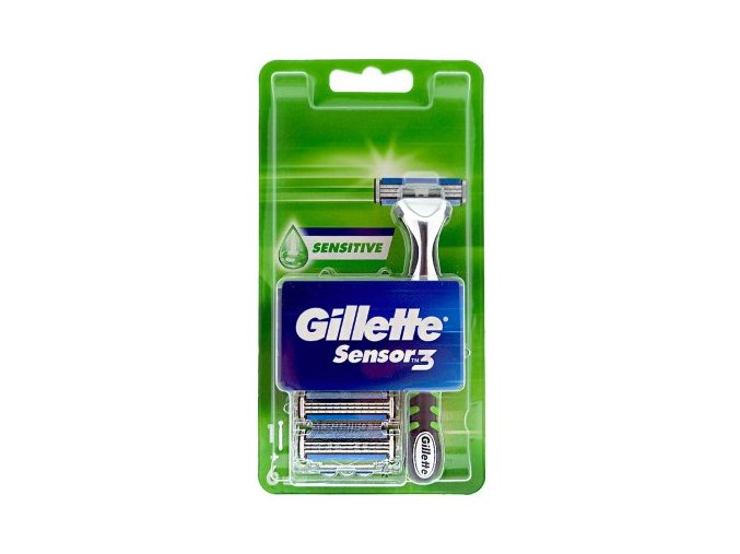 Gillette Sensor3 Sensitive strojček + 6 čepieľok