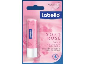 Labello Soft Rose tyčinka na pery 4,8g