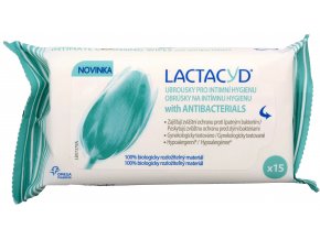 Lactacyd antibakteriálne intímne obrúsky 15ks