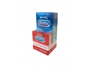 Durex Classic kondómy 12ks + darček Feel Thin 3ks