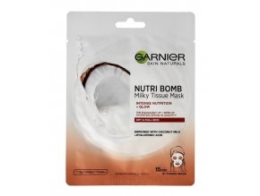 Garnier Skin Naturals Nutri Bomb Kokos textilná maska
