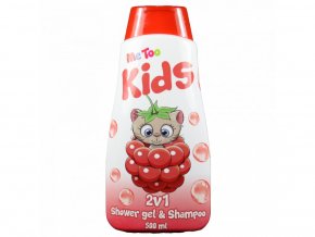 Metoo Raspberry Kitten 2v1 sprchový gél + šampón na vlasy 500ml