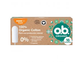 O.B. Organic Cotton Super tampóny 16ks