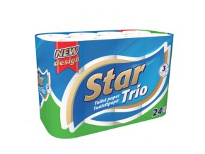 Star Trio toaletný papier 3vrst. 24ks