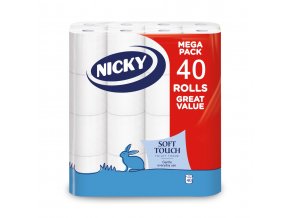 Nicky toaletný papier 3vrst. 40ks