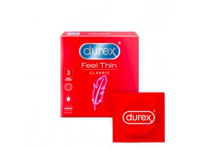 Durex Feel Thin  kondómy 3ks