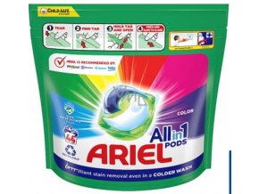 Ariel All in pods  Color gélové kapsule 45ks