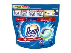 Dash 3in1 Pods Extra hygiene universal gélové kapsule 36ks
