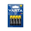 311323 4 ks zinkovo uhlikove baterie varta super heavy duty aa r6