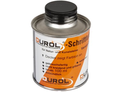 DUROL farba na písmo čierna 100ml
