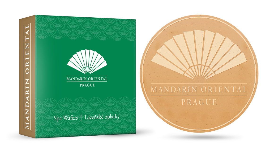 Reklamni oplatky Mandarin Oriental Prague