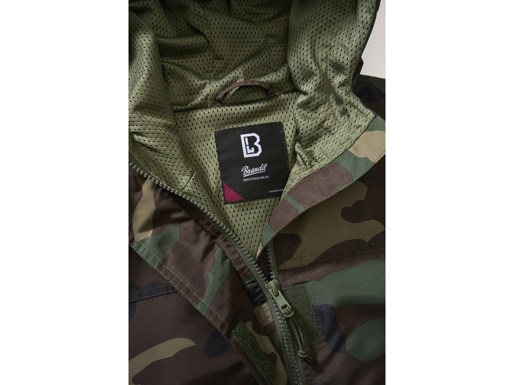 BRANDIT Dámská větrovka Summer Windbreaker frontzip Woodland - Brandit