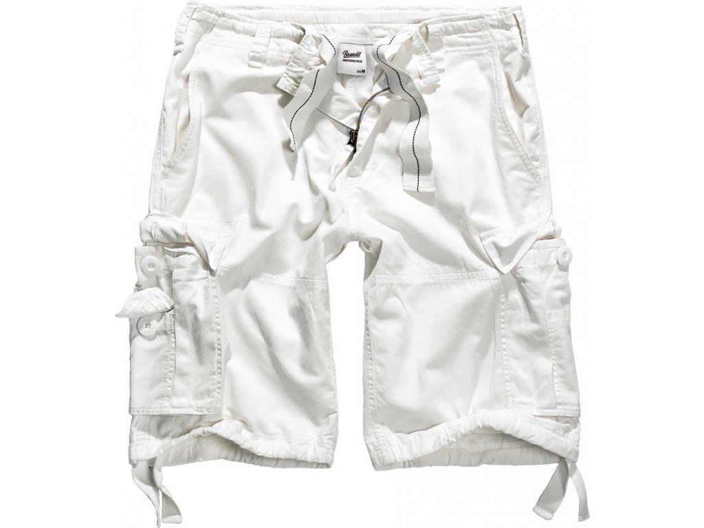 BRANDIT kraťasy Vintage Shorts Bílá