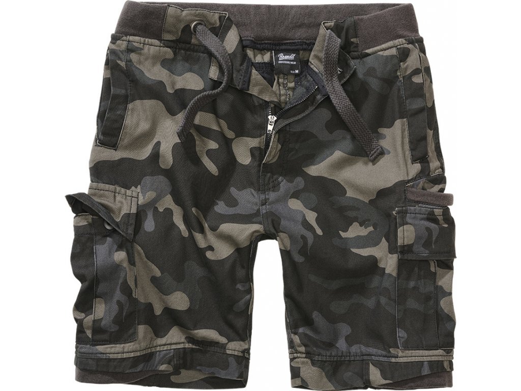 BRANDIT kraťasy Packham Vintage Shorts Darkcamo
