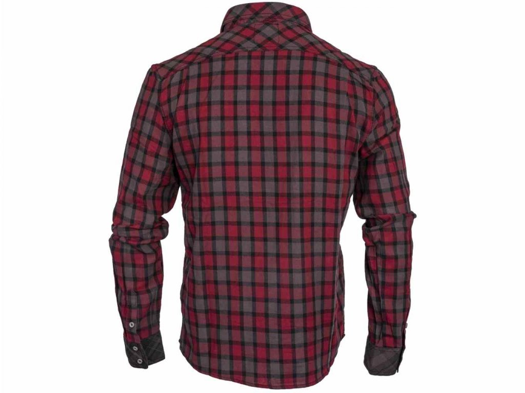BRANDIT košile Checkshirt Duncan Hnědo-červená